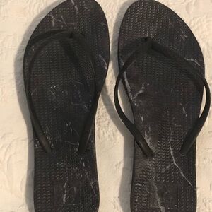 REEF Black Marble Sandals